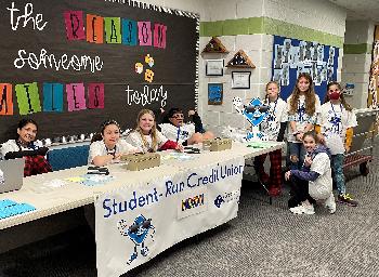 Students learn to work and save at the Wixom Student-Run Credit Union.